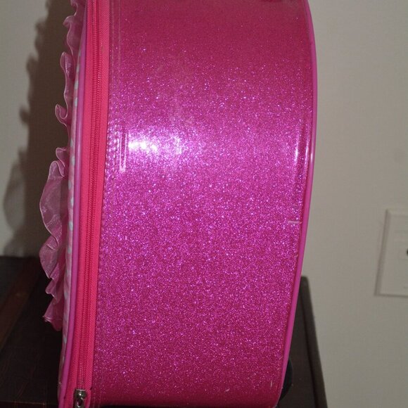 VTG Minnie Disney Store Mouse Rolling Faux Leather Suitcase Luggage - Picture 6 of 16